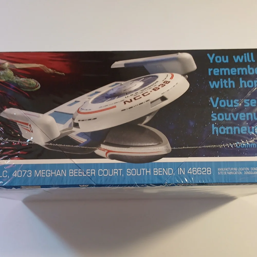 Star Trex U.S.S. Grissom NCC 638 & KLINGON BIRD OF PREY MODEL KIT NIB